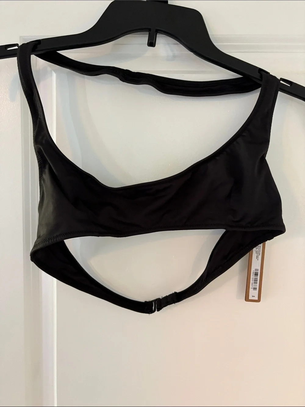 Skims signature swim halter scoop bikini top size L-new!